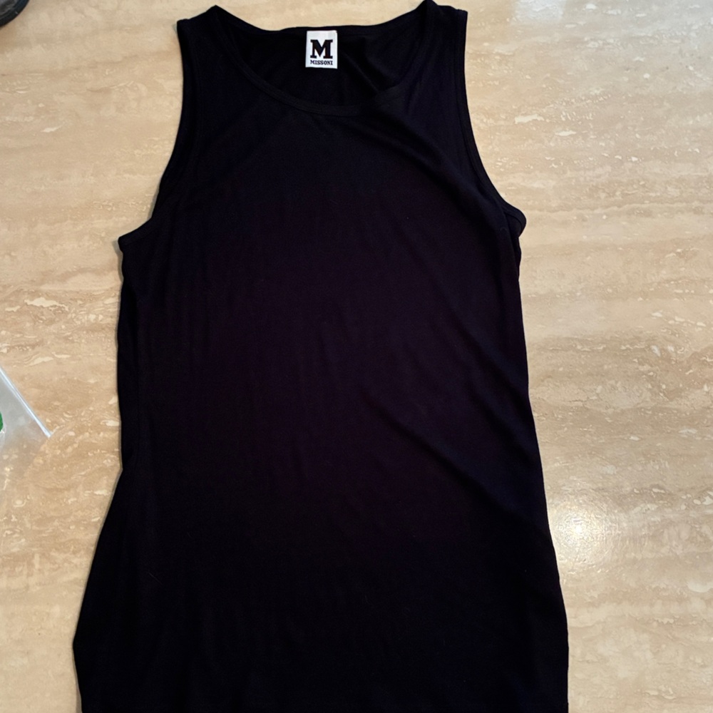Missoni Top sleeveless black women size XS